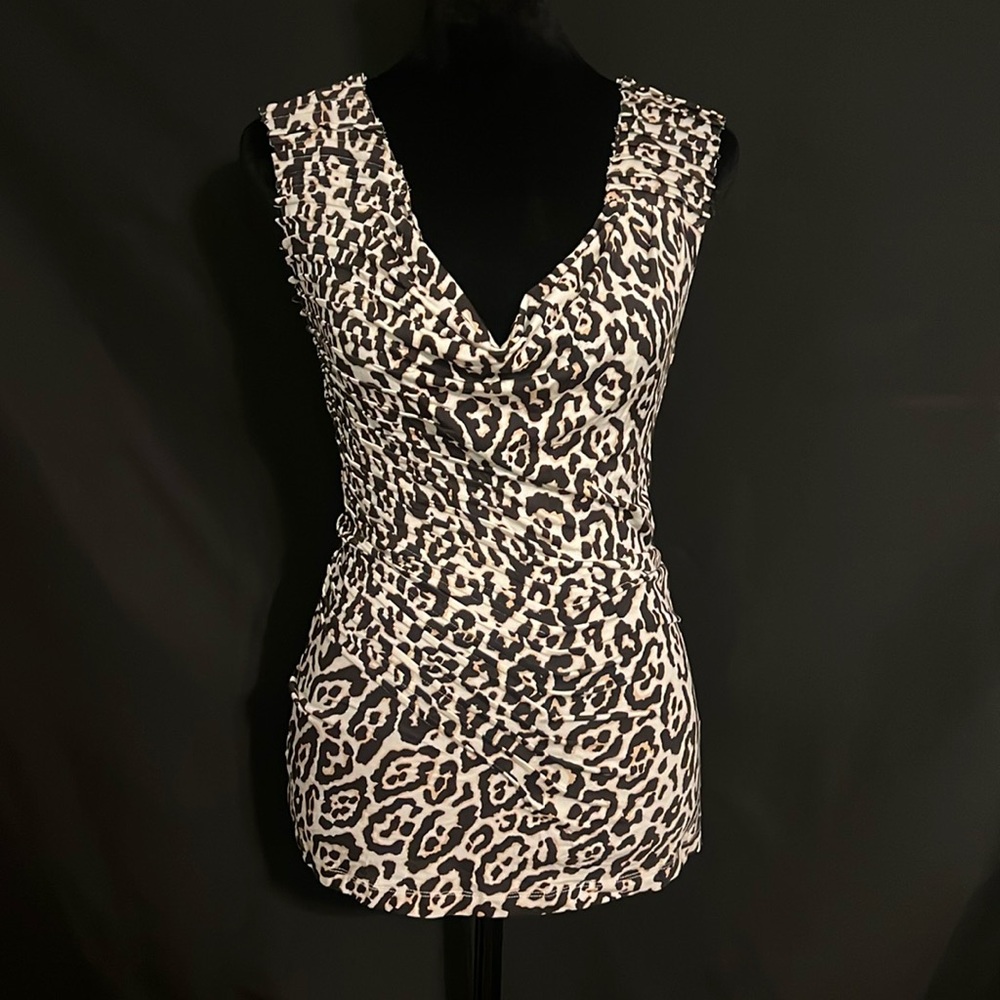 Tart Leopard Print Top- Small